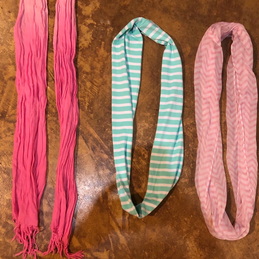 Multi Colored 6 Scarves